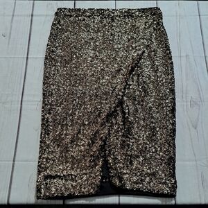 Metaphor Size Medium Gold Sequined  Skirt